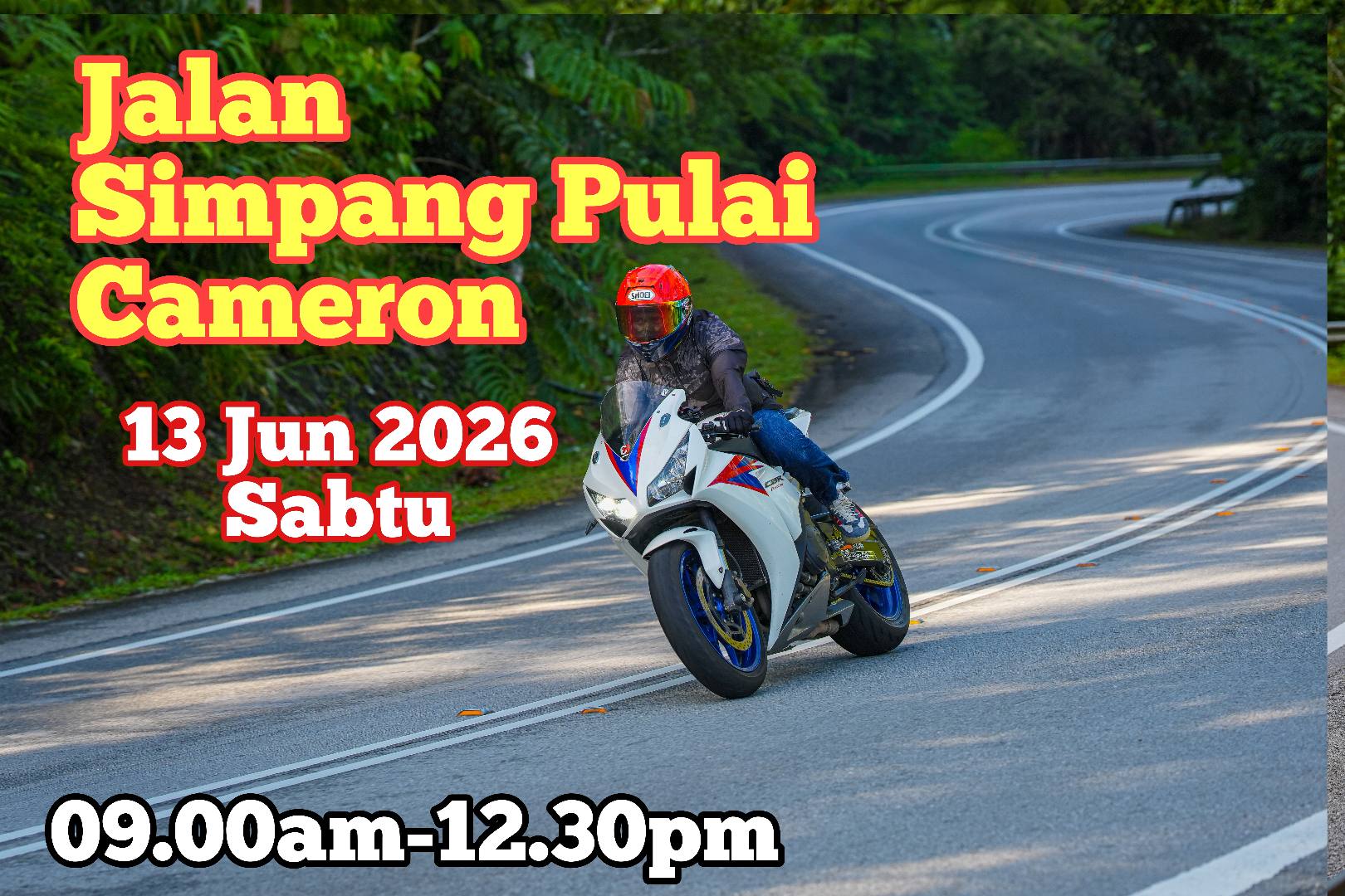 RIDE SANTAI SIMPANG PULAI-CAMERON (SABTU) 13 JUN 2026