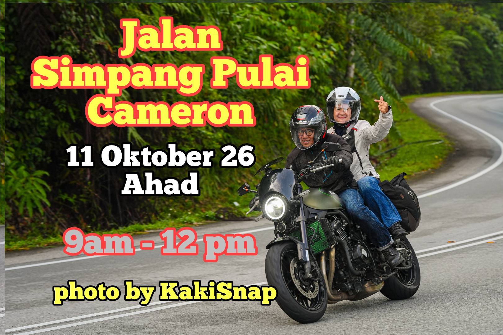 RIDE SANTAI SIMPANG PULAI-CAMERON (AHAD) 11 OKTOBER 2026
