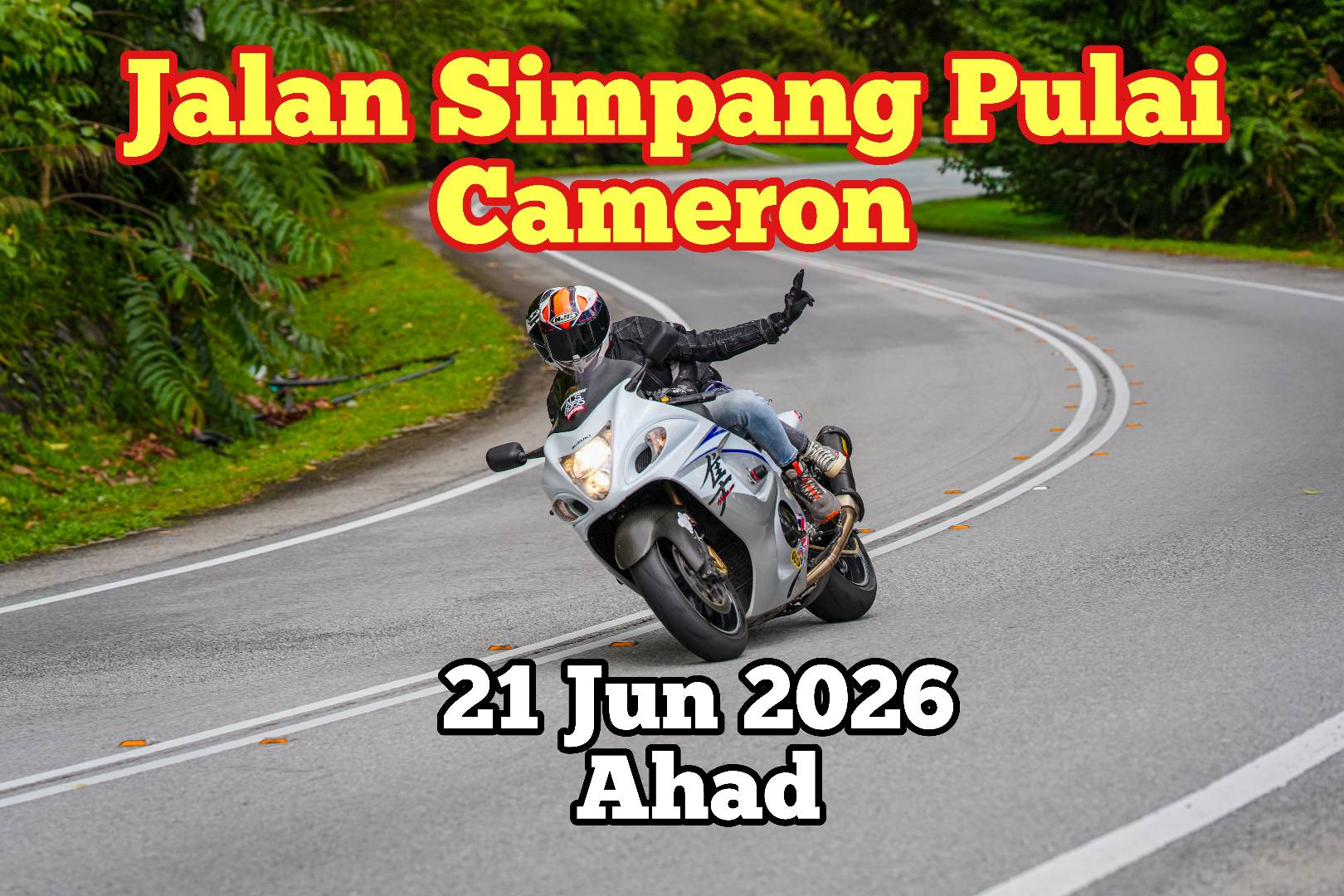 RIDE SANTAI SIMPANG PULAI-CAMERON (AHAD) 21 JUN 2026