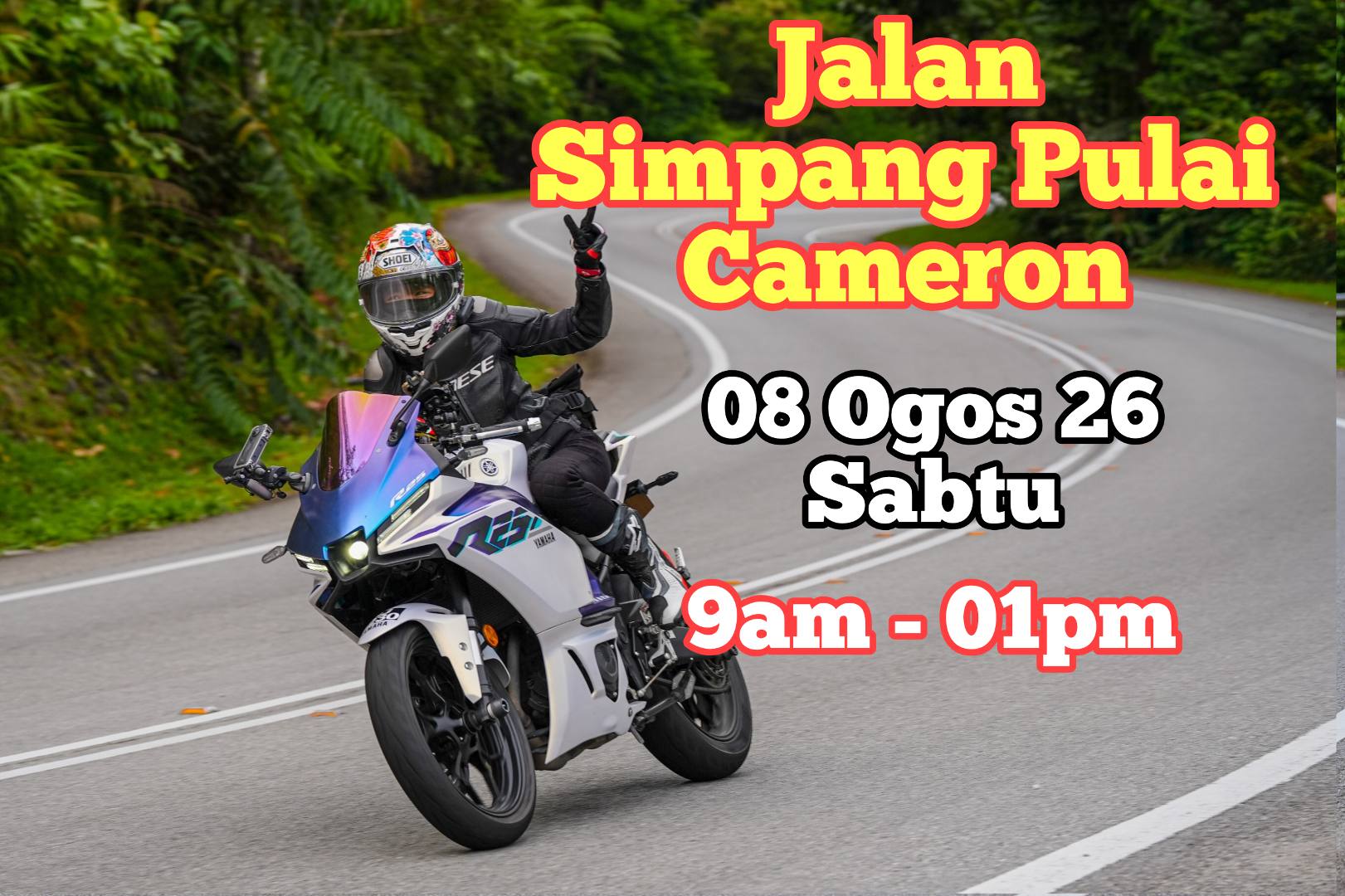 RIDE SANTAI SIMPANG PULAI-CAMERON (SABTU) 08 OGOS 2026
