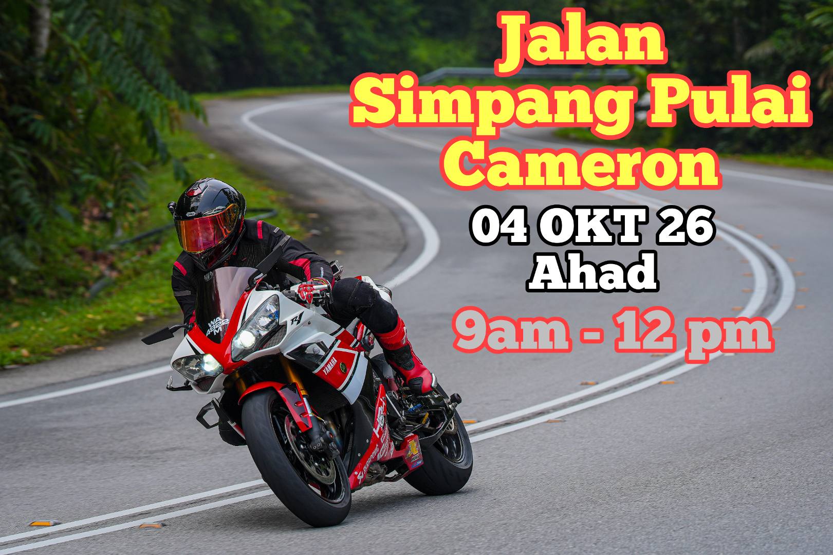 RIDE SANTAI SIMPANG PULAI-CAMERON (AHAD) 04 OKTOBER 2026