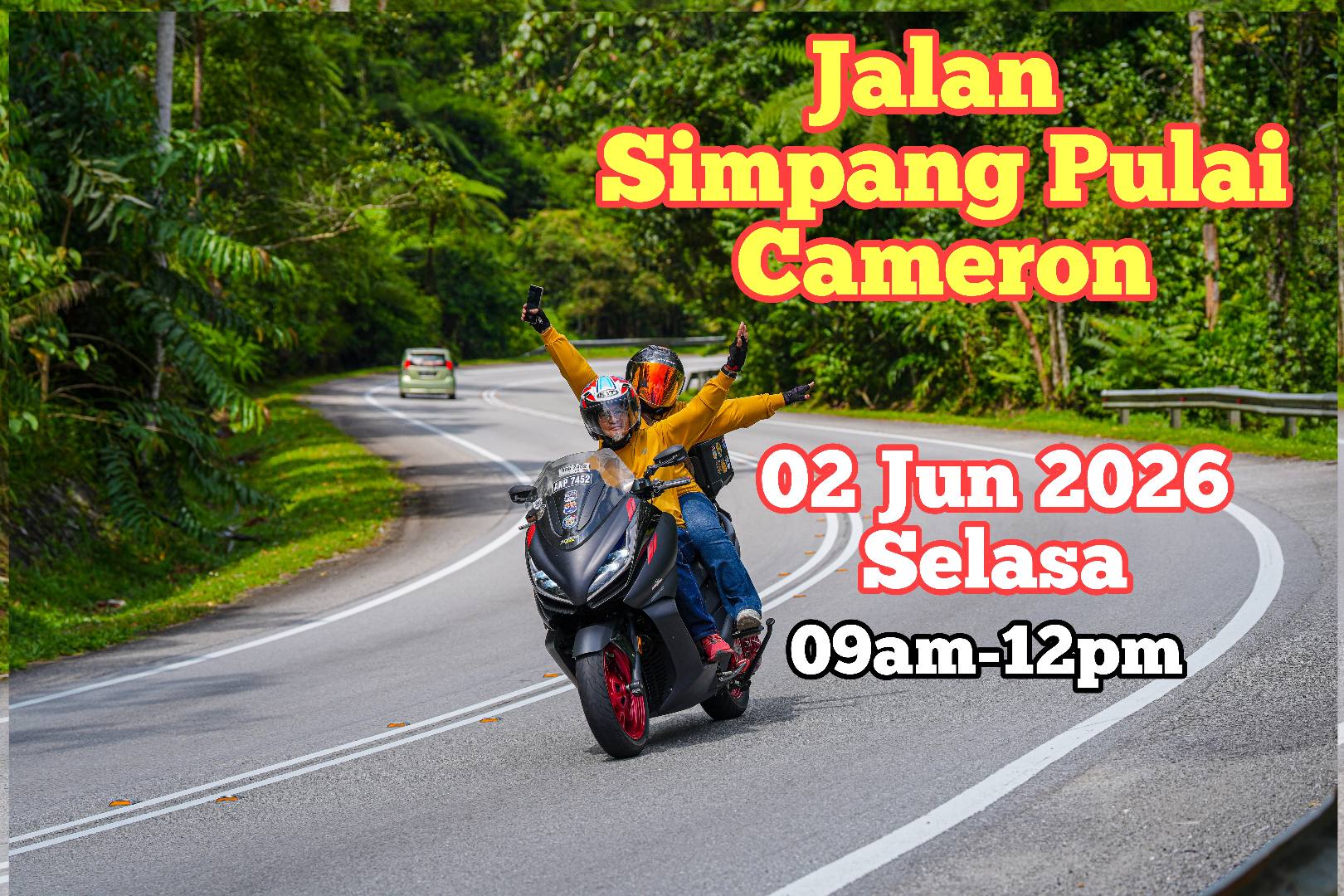 RIDE SANTAI SIMPANG PULAI-CAMERON (SELASA) 02 JUN 2026