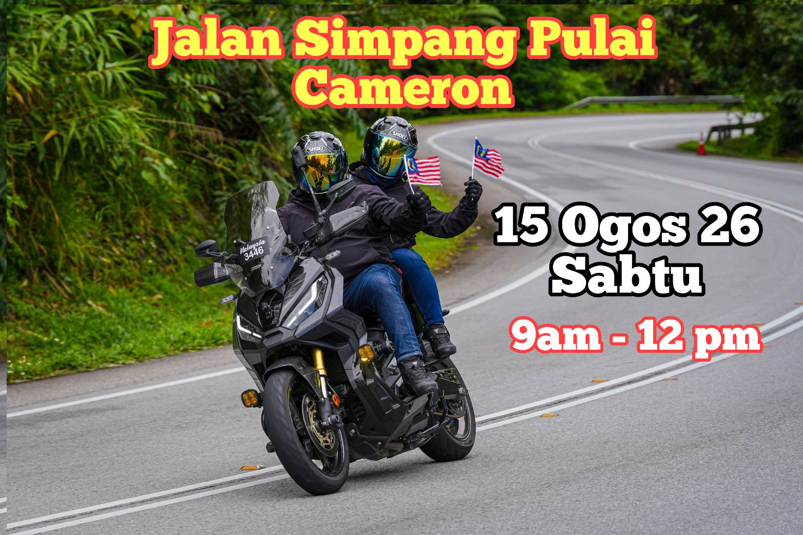 RIDE SANTAI SIMPANG PULAI-CAMERON (SABTU) 15 OGOS 2026