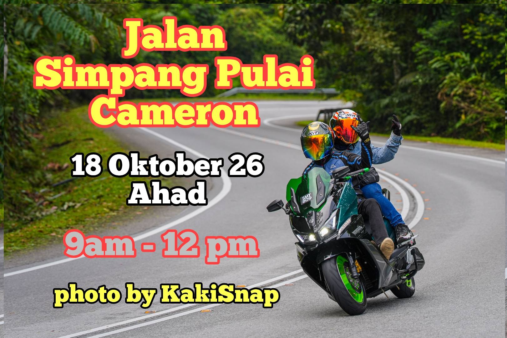 RIDE SANTAI SIMPANG PULAI-CAMERON (AHAD) 18 OKTOBER 2026
